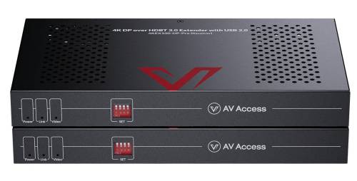 Preview: 4K60Hz, 2K144Hz, 1080p240Hz DisplayPort KVM-Extender-Set, 4x USB 2.0, Null-Latenz, bis 100m, AV Access 4KEX100-DP-Pro Preview: 4K60Hz, 2K144Hz, 1080p240Hz DisplayPort KVM-Extender-Set, 4x USB 2.0, Null-Latenz, bis 100m, AV Access 4KEX100-DP-Pro