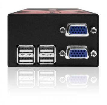 AdderLink X-USBPRO MS2 Extender Set: 2 x VGA, Audio, "echtes" USB, bis 300m, mit 4-Port USB Hub - ALX-USBPRO-MS2