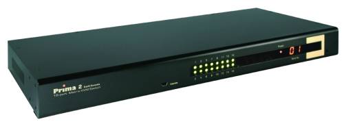 Uniclass Prima-0216L Matrix KVM-Switch 2-User (2 x independently local) to 16 Servers