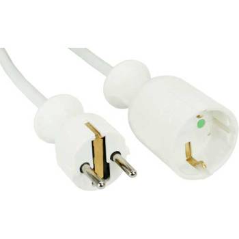 5M Power Extension Cable Type F white
