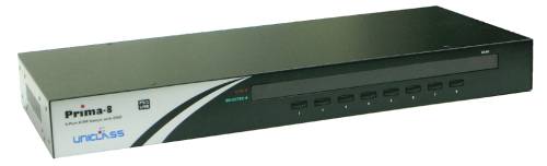 UNICLASS Prima-T8 USB/PS2/VGA 8-fach PRIMA-T8 KVM-Switch mit OSD
