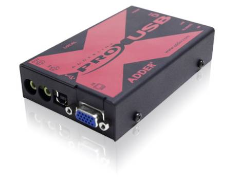 ADDERLink X-USB PRO Extender-Set mit transparentem USB, Audio und VGA auf bis zu 300 m - ALX-USB-PRO-EURO