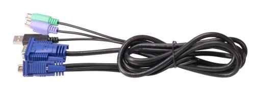LANBE 5m Combo-Cable "only" for LANBE KVM and ARGUS KVM-Switches - C003