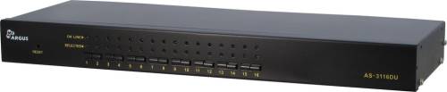 AS-3116DU 16-Port KVM-Switch AS-3116DU mit OSD inkl. 16 x 1,8m Combo-Kabel (VGA+USB+PS2)