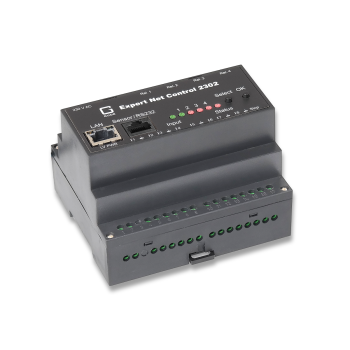 GUDE Expert Net Control 2302-1 Remote I/O mit 4 Relaisausgängen und 8 passiven Signaleingängen