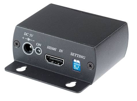SC&T HE01S-2 FullHD HDMI 1080i CAT-Extender-Set up to 50 Meters over only one Cable