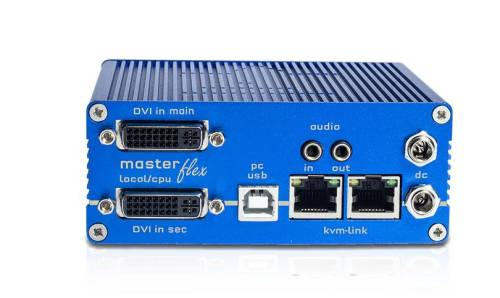 Dual-Monitor DVI + USB 2.0 Masterflex Dual-Monitor Cat-Extender-Transmitter, kvm-tec 6022L MV2-L