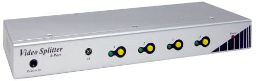 Uniclass UVS-004SW-1 - 4-fach schaltbarer VGA-Multiplexer mit IR-Fernbedienung