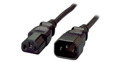 5M Power Extension Cable 3 Pin IEC C13 to C14 male to female black