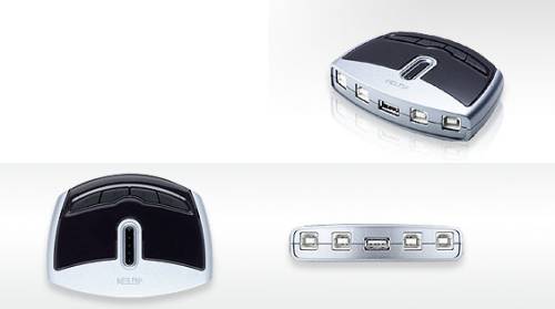 Aten US421A 4-Port USB 2.0 Peripheral-Switch