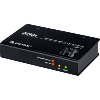 Preview: 4K60Hz KVM-Extender for HDMI 2.0 +Keyboard/Mouse-USB up to 70m over LAN-Cable, Aten CE801 Preview: 4K60Hz KVM-Extender for HDMI 2.0 +Keyboard/Mouse-USB up to 70m over LAN-Cable, Aten CE801