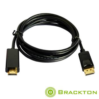 1,5m BRACKTON DisplayPort-zu-HDMI Adapterkabel Stecker/Stecker - DPH-SKB-0150.B