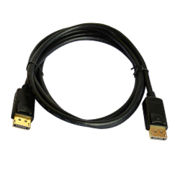 5m 5K DisplayPort 1.2 Cable, male/male with locking DP-plugs, BRACKTON DP4-SKB-0500.B
