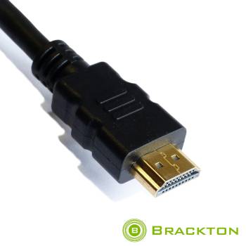 1,5 m ULTRA HD 2160p 3840x2160 High Speed HDMI® Kabel mit Netzwerkfähigkeit, BRACKTON HDE-SKB-0150.B