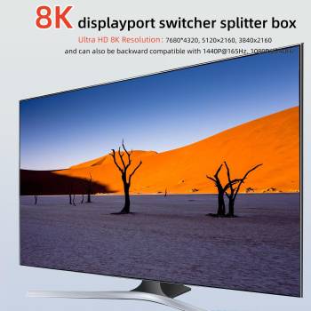 Preview: 1-in-3-out DisplayPort DP 1.4 MST-Splitter-Vervielfacher 8K@30Hz 4K@144Hz, KCEVE KC-MSTD13 Preview: 1-in-3-out DisplayPort DP 1.4 MST-Splitter-Vervielfacher 8K@30Hz 4K@144Hz, KCEVE KC-MSTD13