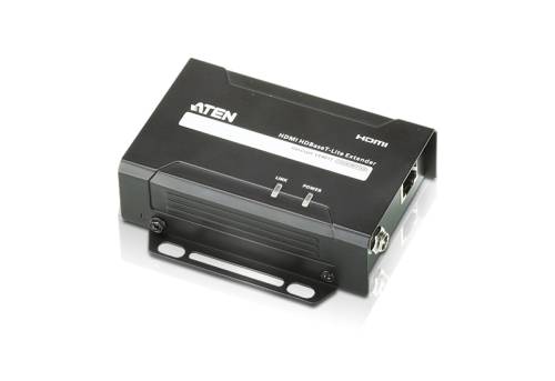 HDMI-HDBaseT-Lite-Sender (4K bei 40 m) für Beamer mit HDBaseT Eingang, Aten VE801T