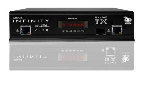 AdderLink ALIF2020T INFINITY Dual-Head Transmitter: 2 x DVI, USB, Audio, RS232 Extender Sender
