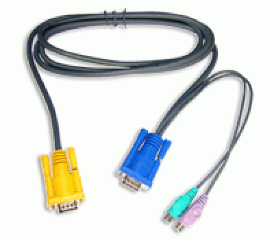 ANNSO 1.8m PS/2+VGA Cabel for ANNSO KVM-Consoles, CVP-018