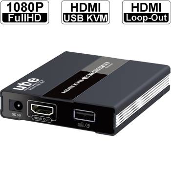 1080p HDMI USB-Keyboard/Mouse KVM-Extender with HDMI-Loop-out: HDKVM ...
