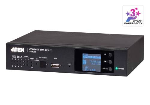 ATEN Kontrollsystem - Kompakte Control Box Gen. 2 mit Dual LAN, Aten VK1200