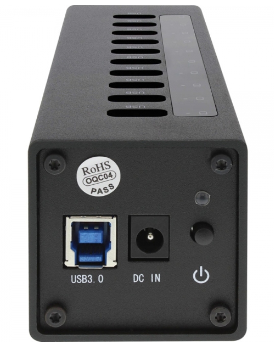 Typ-C zu 4-Port USB 3.0 Hub mit Netzteil