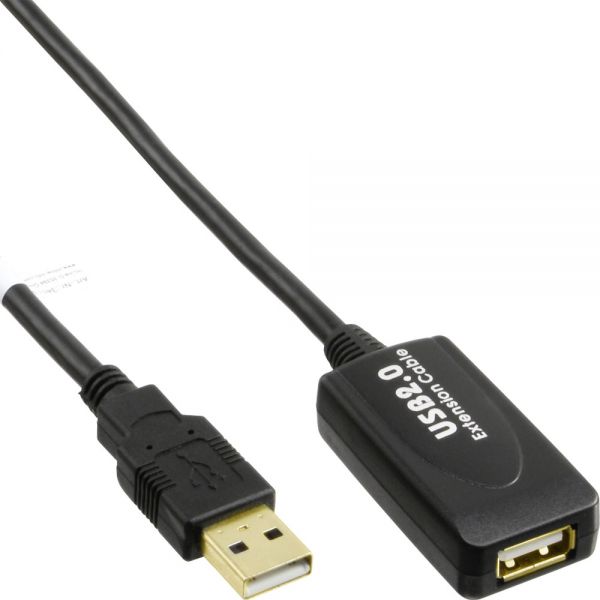 Dynamics Lydighed forfølgelse 5m USB 2.0 active extension cable, USB A M/F - 34605i - KVM-Switch Versand