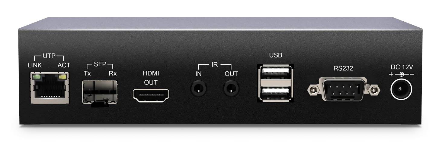 KVM-over-IP 4K Ultra-HD HDMI / USB 2.0 / Audio / RS232 / IR