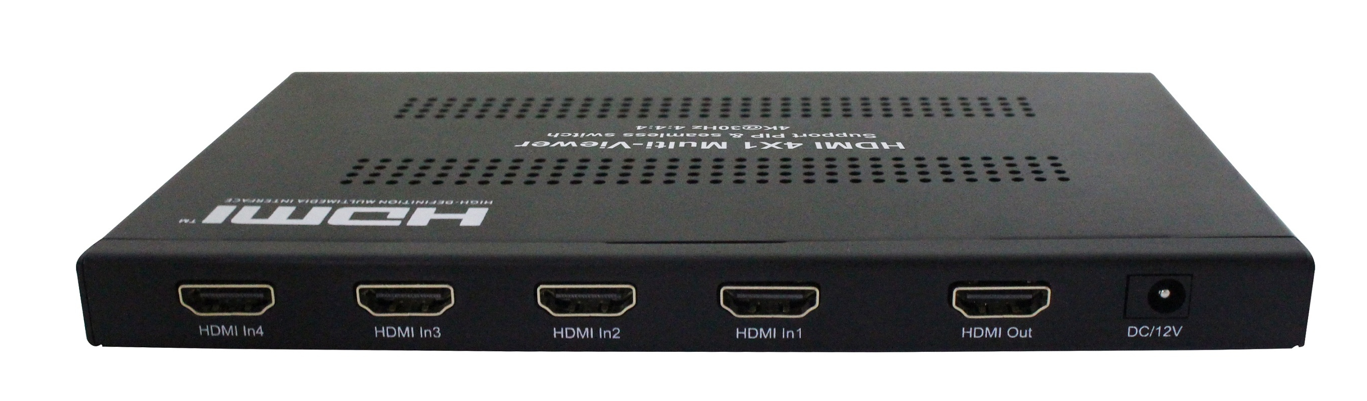 Quad Multi Viewer 4x1 Seamless HDMI Switch With HDMI Output Full HD 1080p  (HD-401MR)
