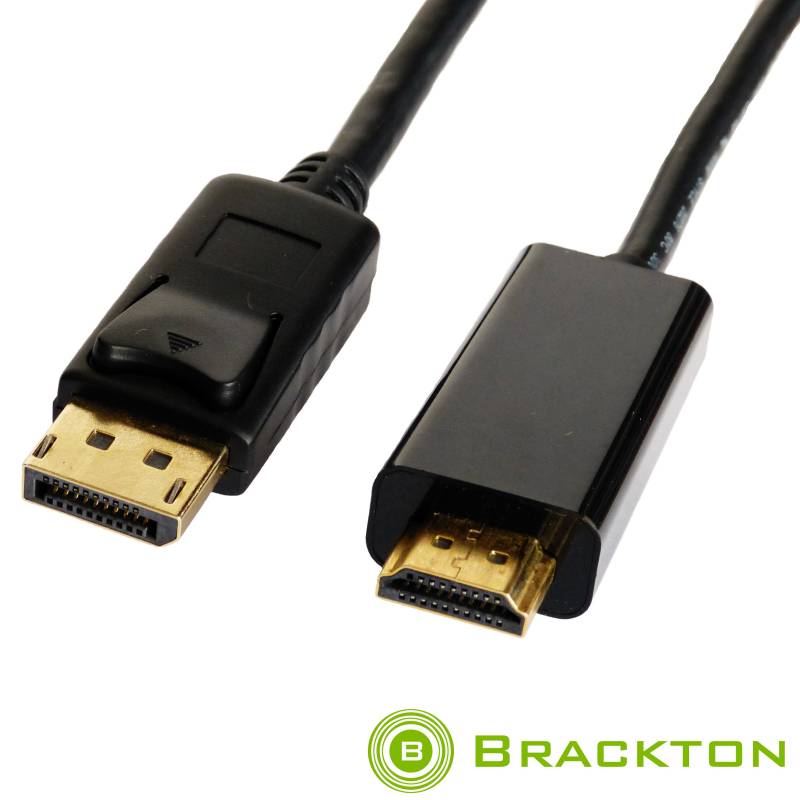 1m BRACKTON DisplayPort-to-HDMI Adapter Cable male/male - DPH-SKB-0100.B